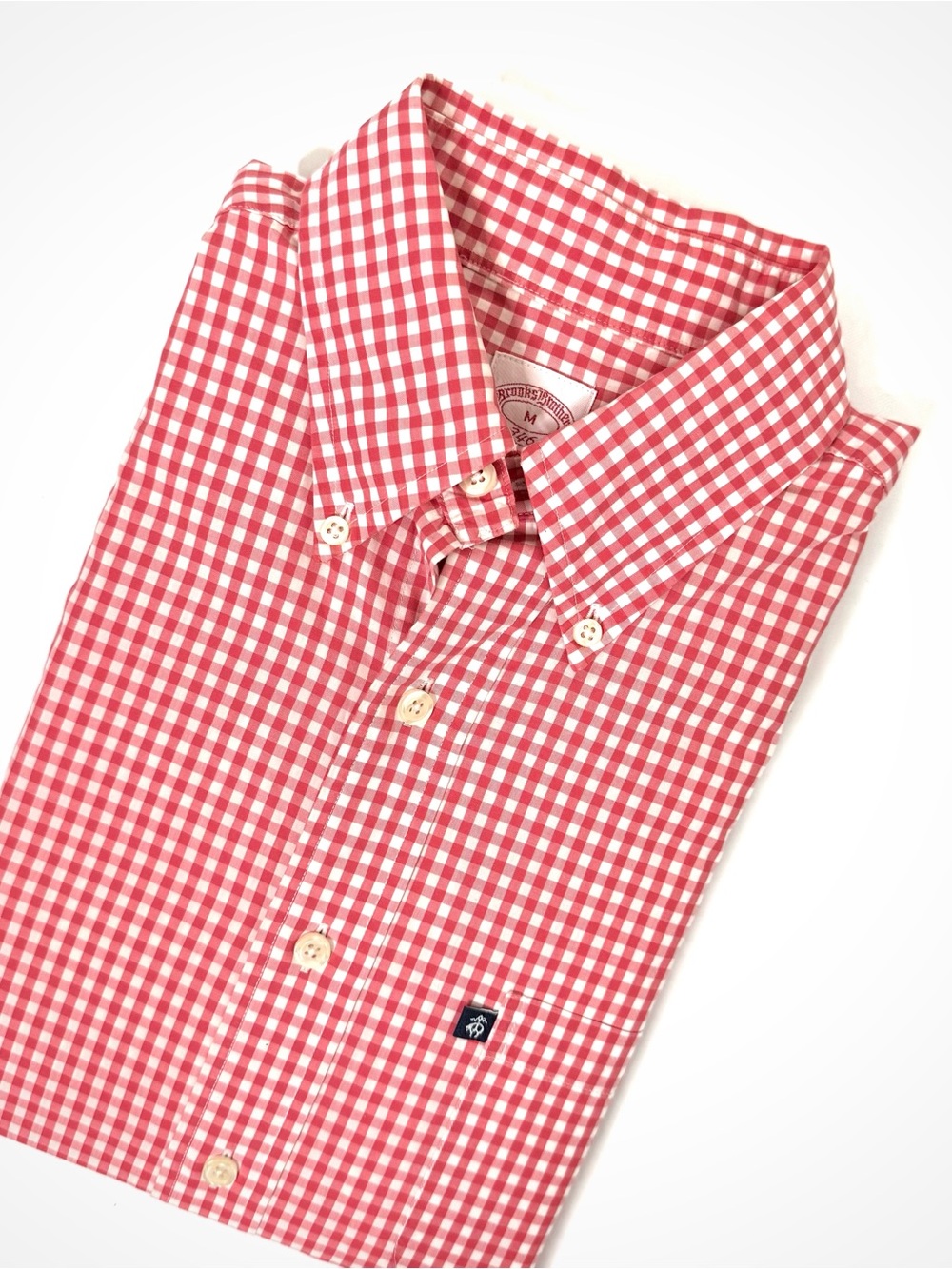 Brooks Brothers Gingham Plaid Button Down | M
